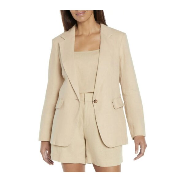 Express‎ Women's Linen Blazer - Medium - Picture 1 of 5